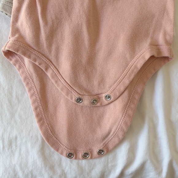 Burt's Bees organic cotton long sleeve Bodysuit Set of 5 - Picture 4 of 4